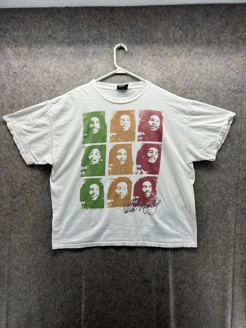 Zion Rootswear Shirt Mens 2X White Bob Marley Reggae Music Graphic Tee Crewneck